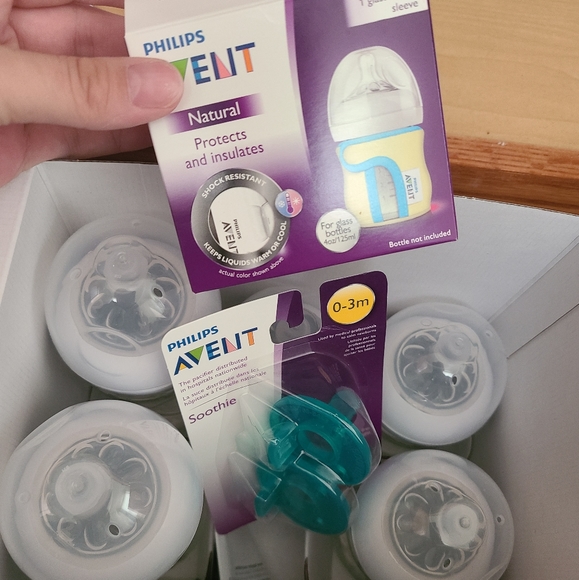 🖤SOLD-AVENT GLASS BOTTLE SET🖤 - Picture 2 of 3